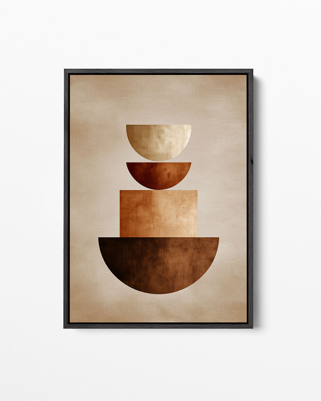 Geometrische vormen compositie – staand wanddecoratie kunstwerk