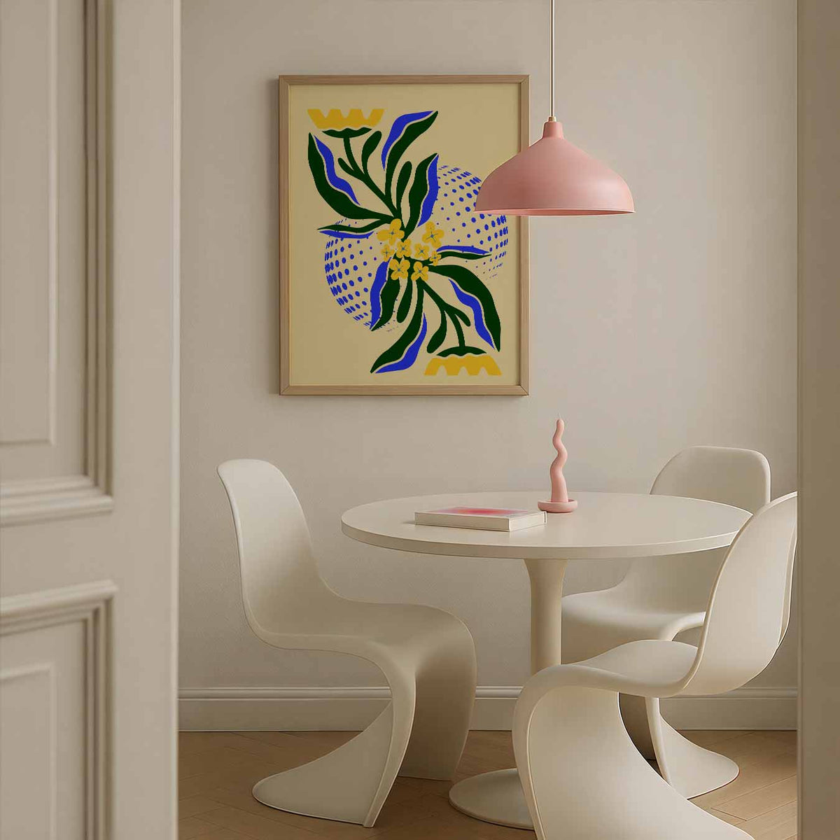 Bloemenpracht Illustratie – bloemen poster in staand formaat