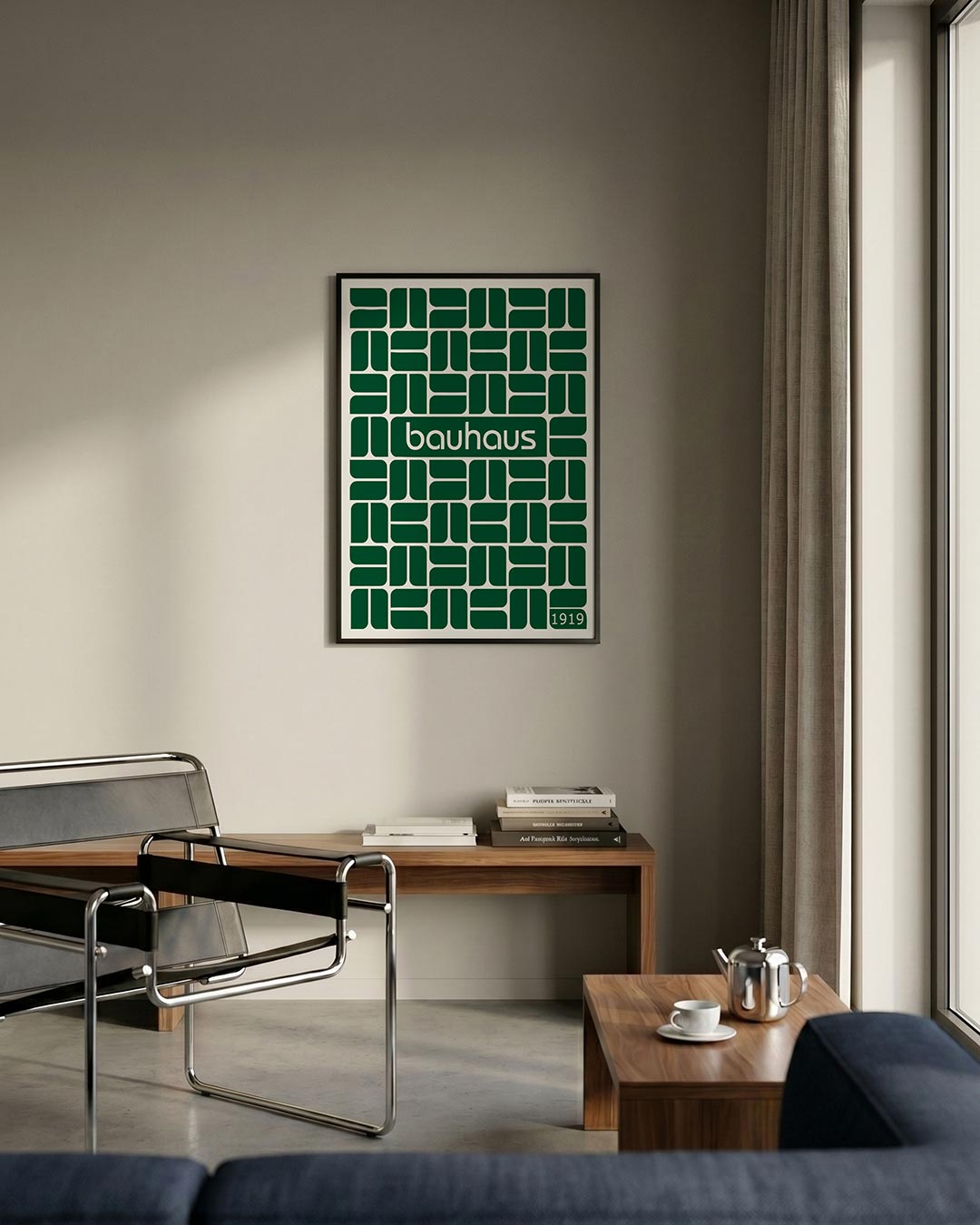 – geometrische poster in Bauhaus-stijl van WallArtistic