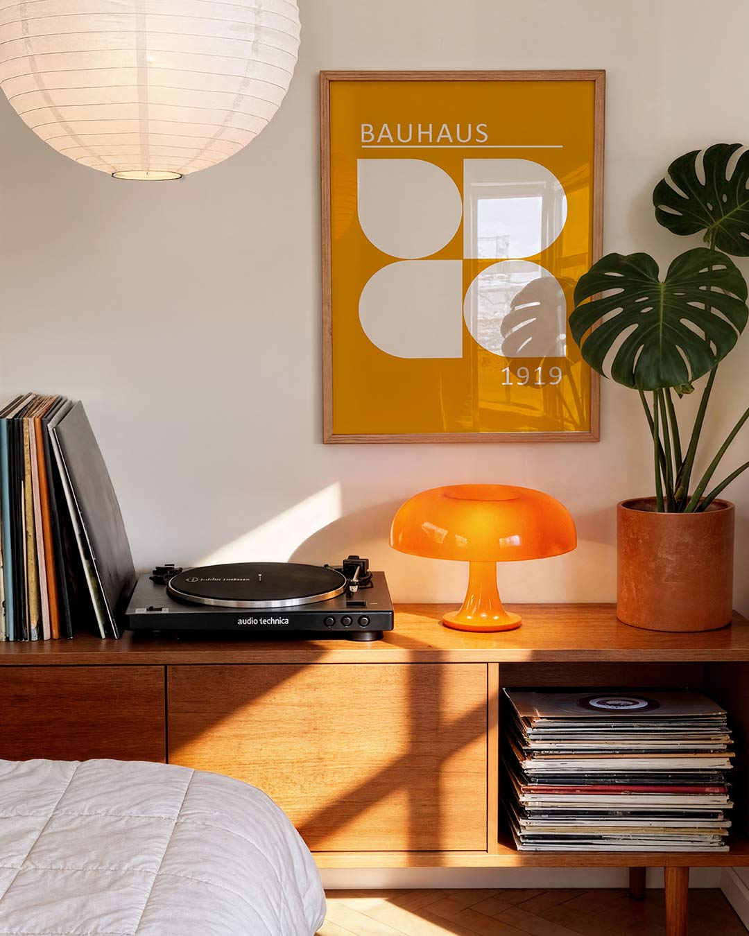 Vorm en kleur – geometrische Bauhaus poster in staand formaat