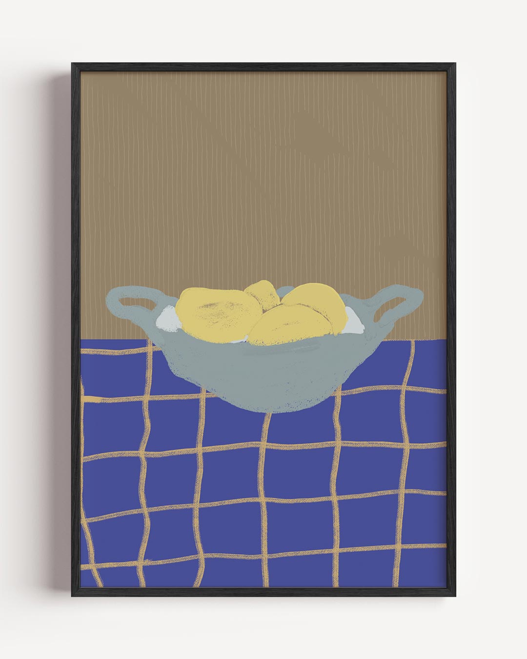 Citroen Stilleven – keuken portret poster als wanddecoratie