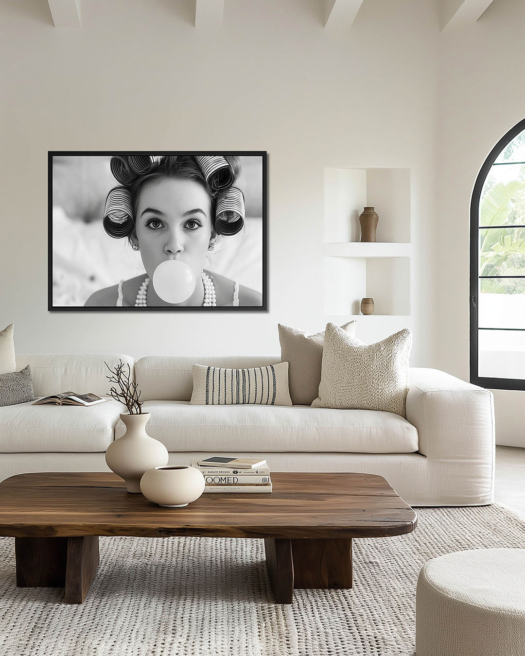 Speelse portretfotografie – wanddecoratie in interieur