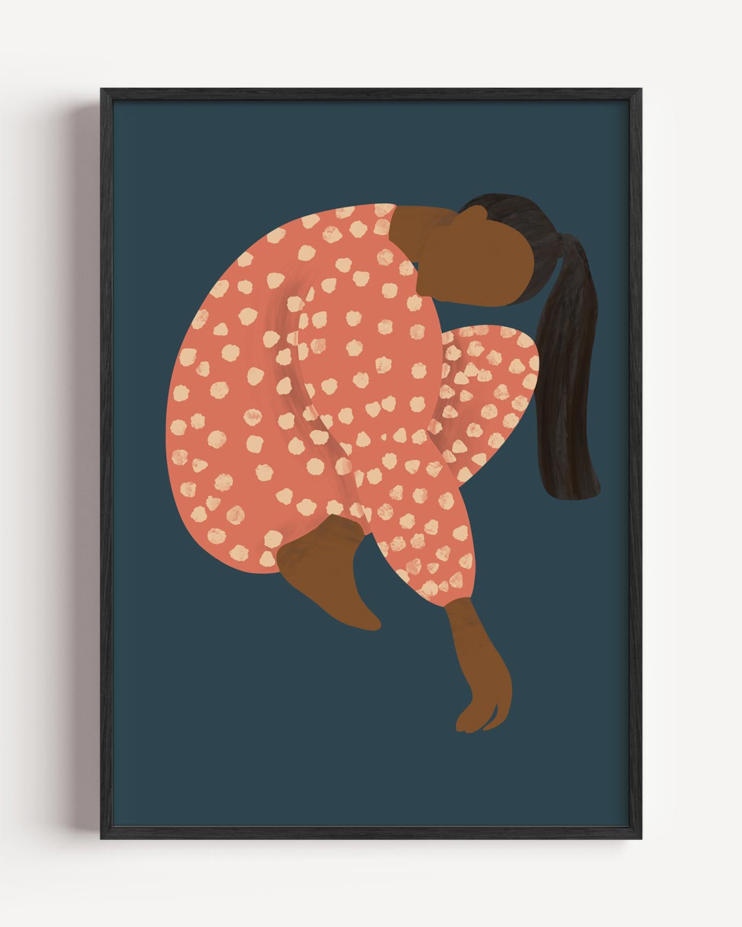 Stijlvolle Vrouwelijke Kunstposter – moderne portret poster als wanddecoratie