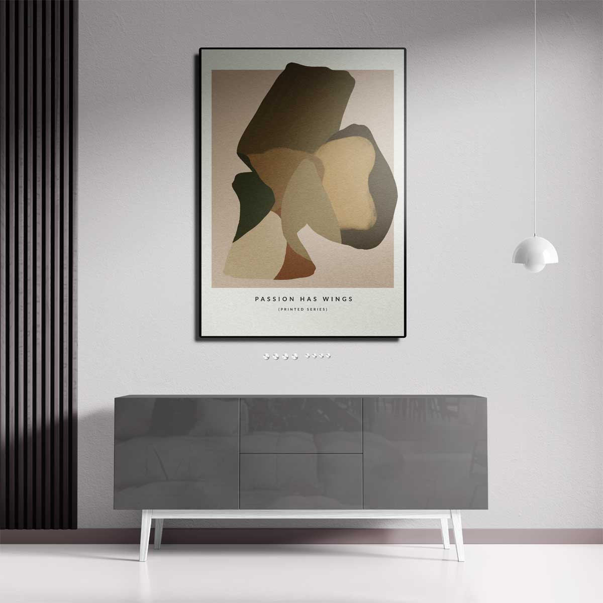 Abstracte Vibratie – canvas kunstwerk als wanddecoratie