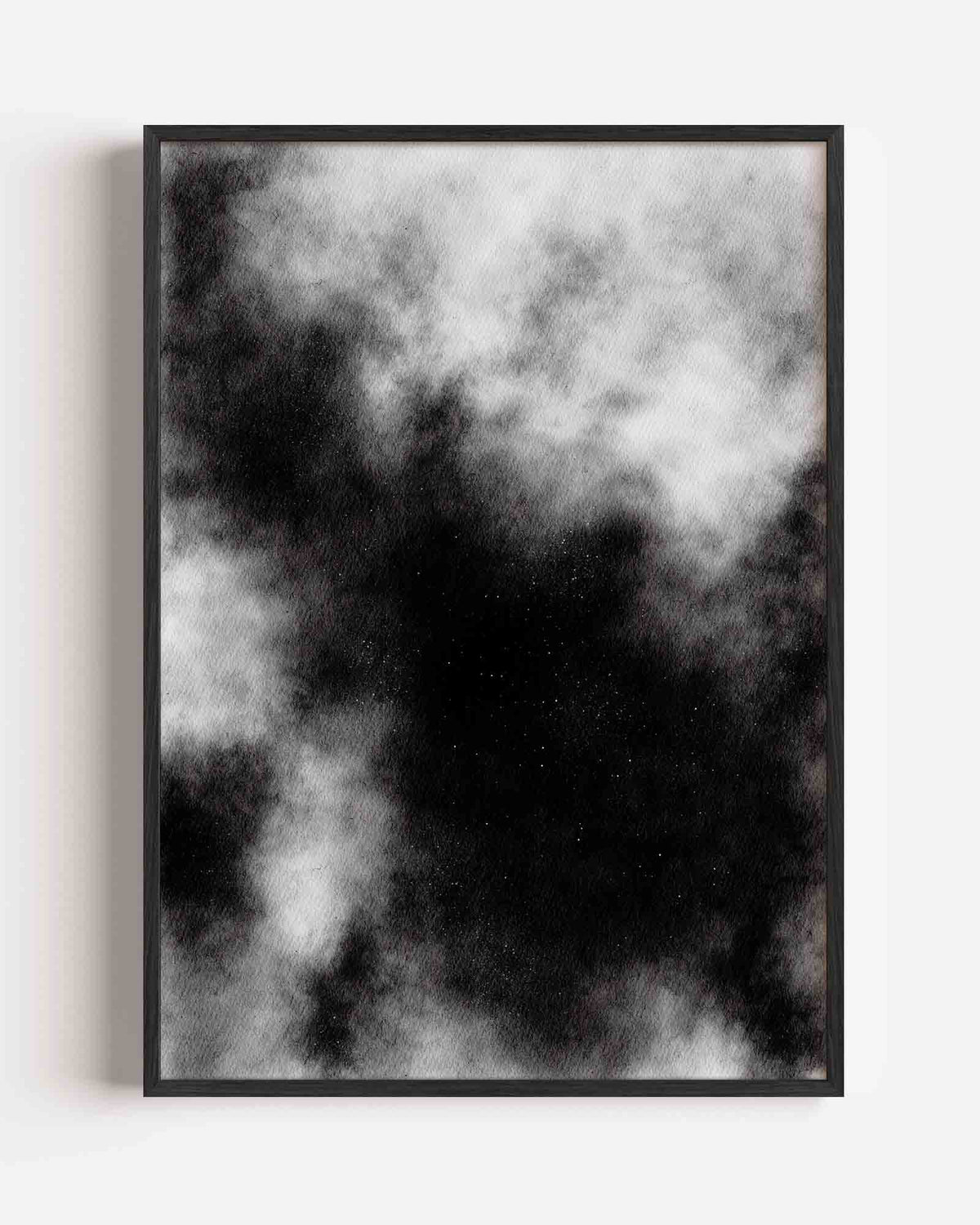 Abstracte wolken – zacht abstracte portret poster als wanddecoratie