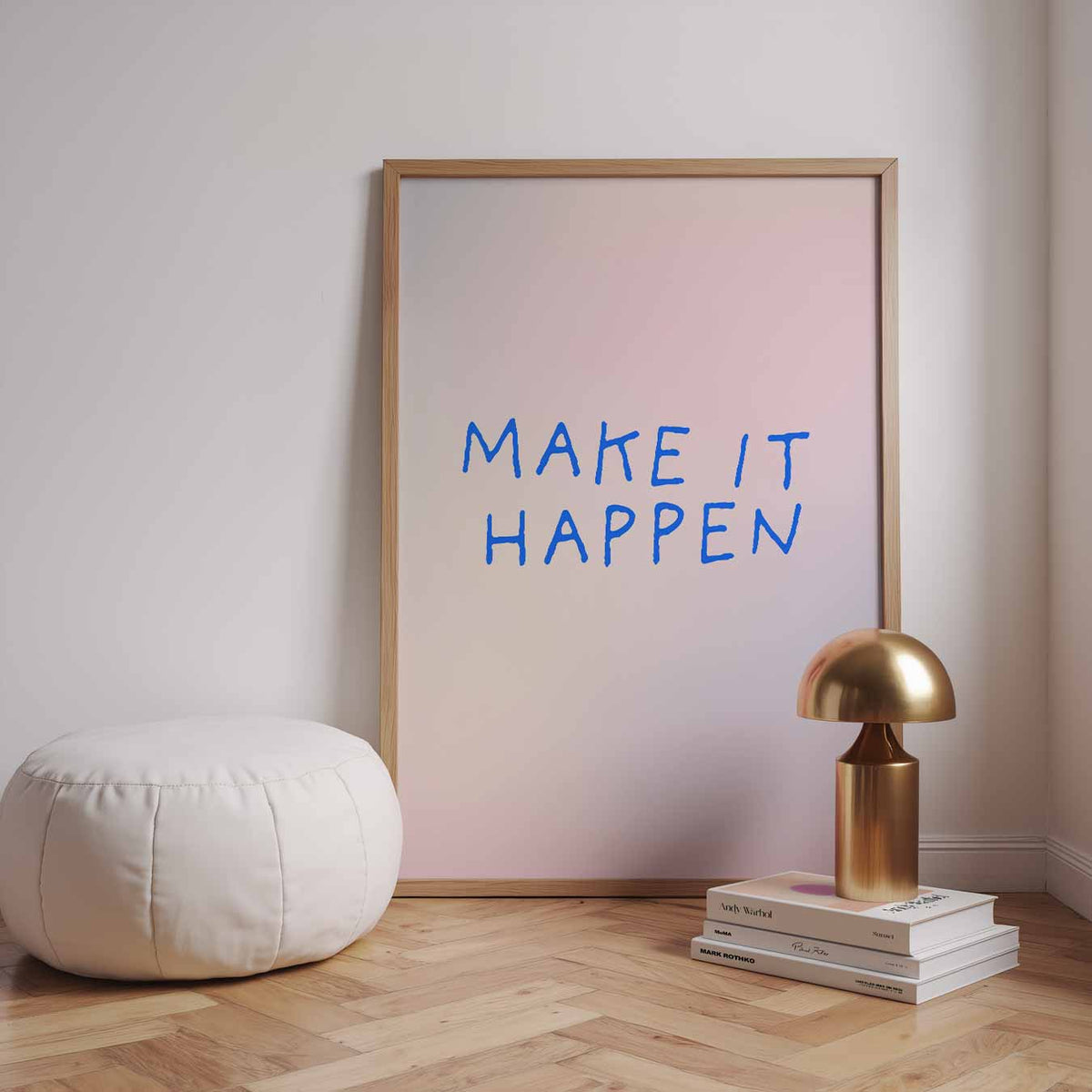 Inspirerende Motivatieposter – staande muurposter met mindful uitstraling