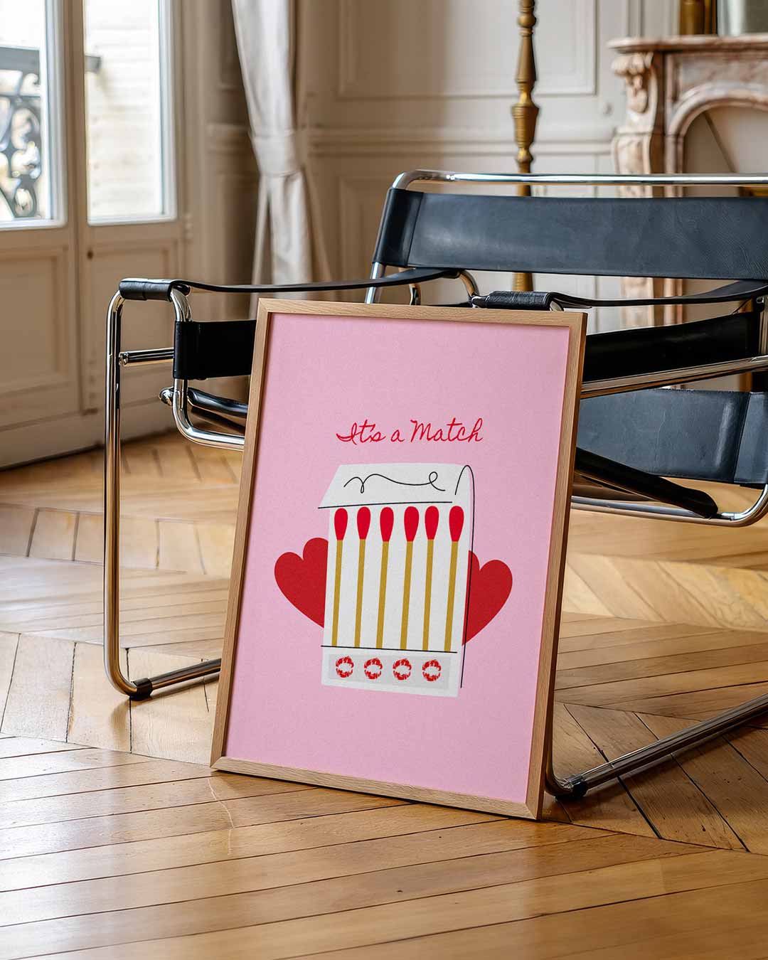 It's a Match Retro Stijl – zomer portret poster, afbeelding 7