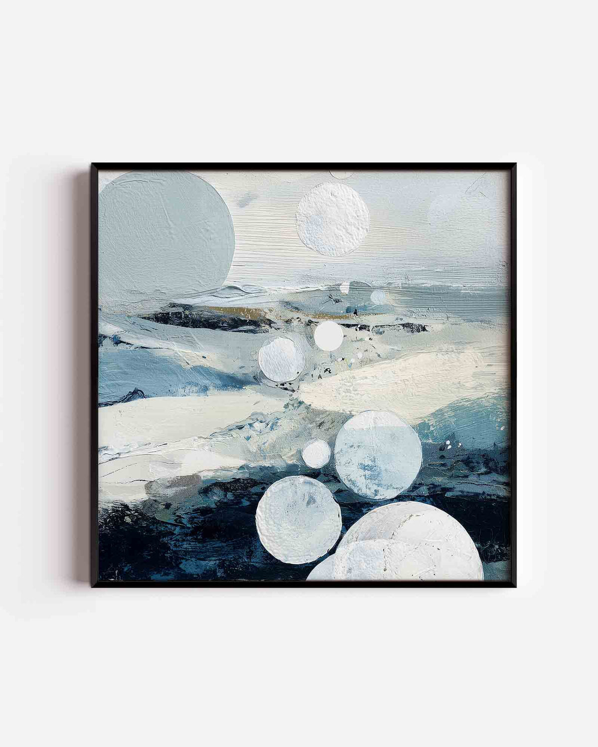 Abstracte cirkels – abstracte vierkante poster als wanddecoratie