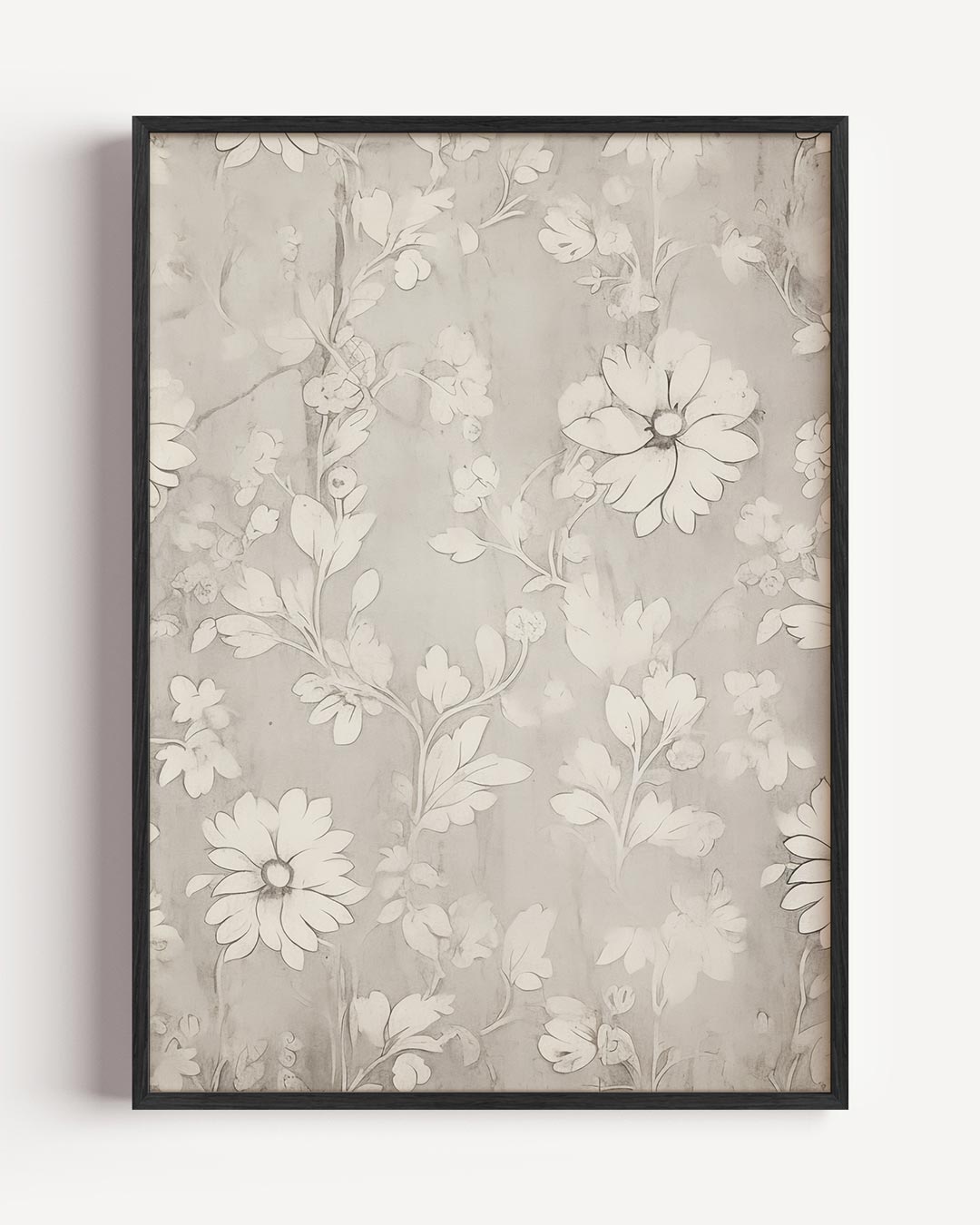 Zachte Bloemnachtegaal – vintage portret poster als wanddecoratie
