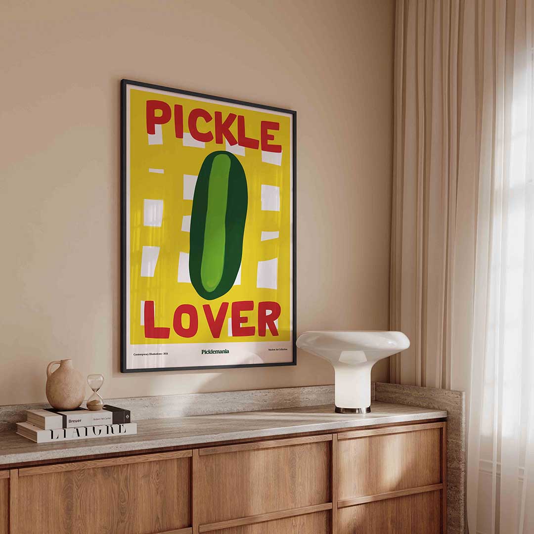 Pickle lover – urban poster in staand formaat