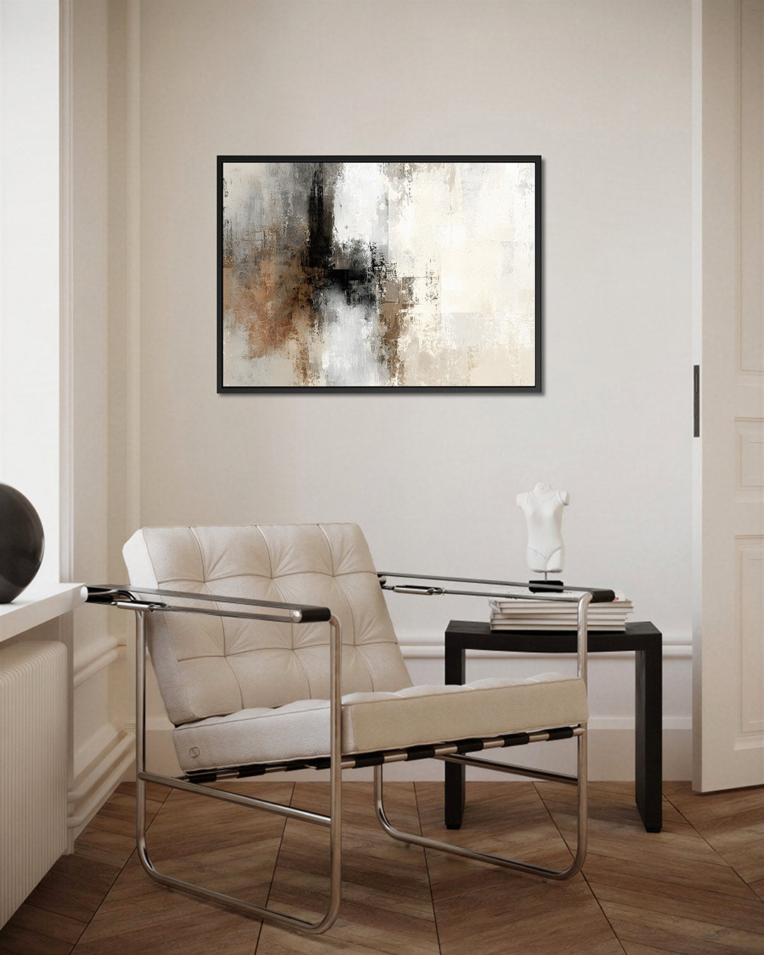 Gelaagde texturen – kunstwerk op canvas, dibond of plexiglas