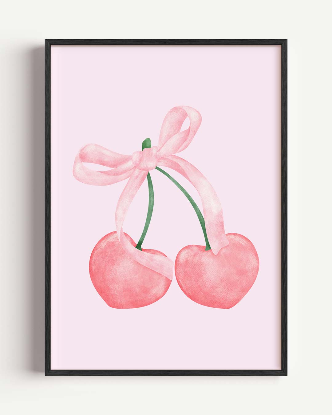 Zoete Kersen – paas portret poster als wanddecoratie