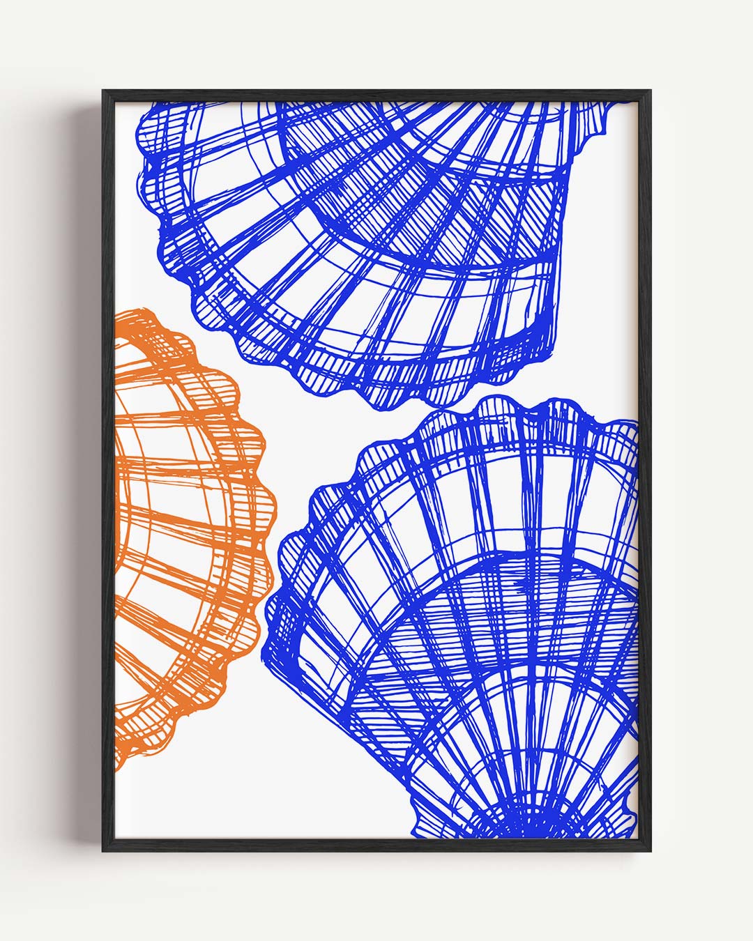 Zee- en Zomerstralen – zeedieren portret poster als wanddecoratie