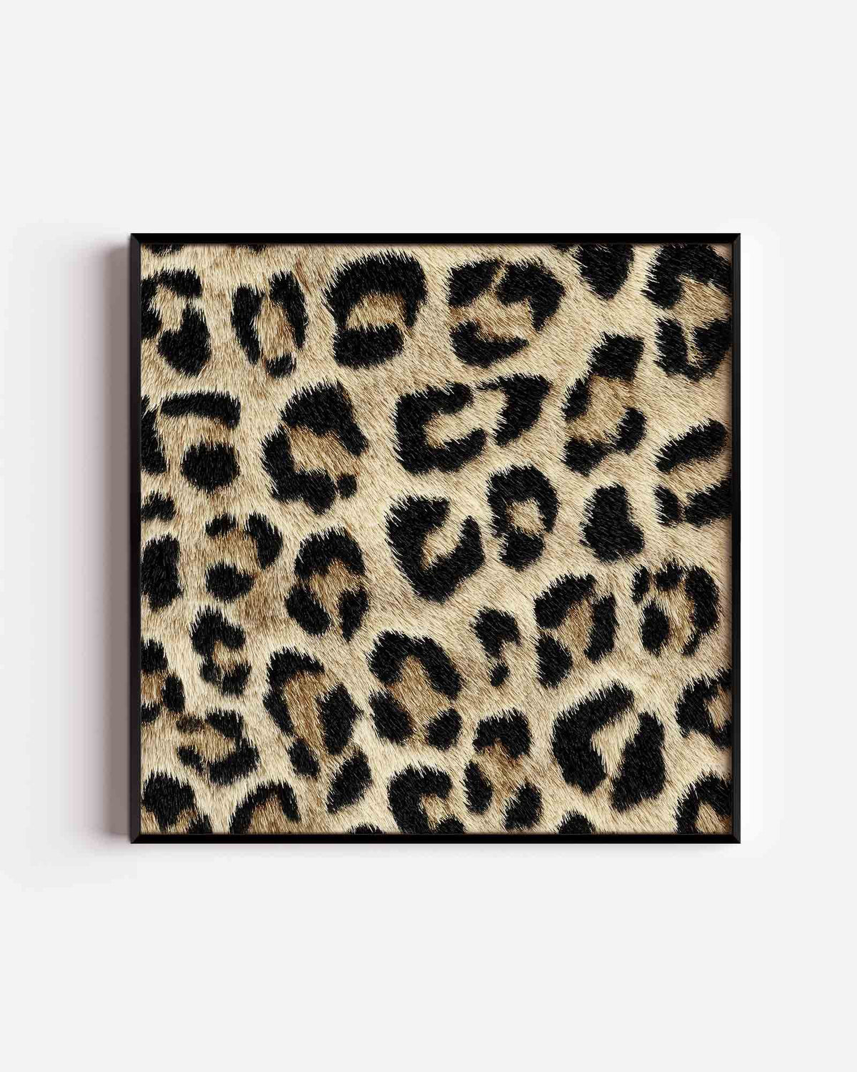 Luipaardprint – jungle vierkante poster als wanddecoratie