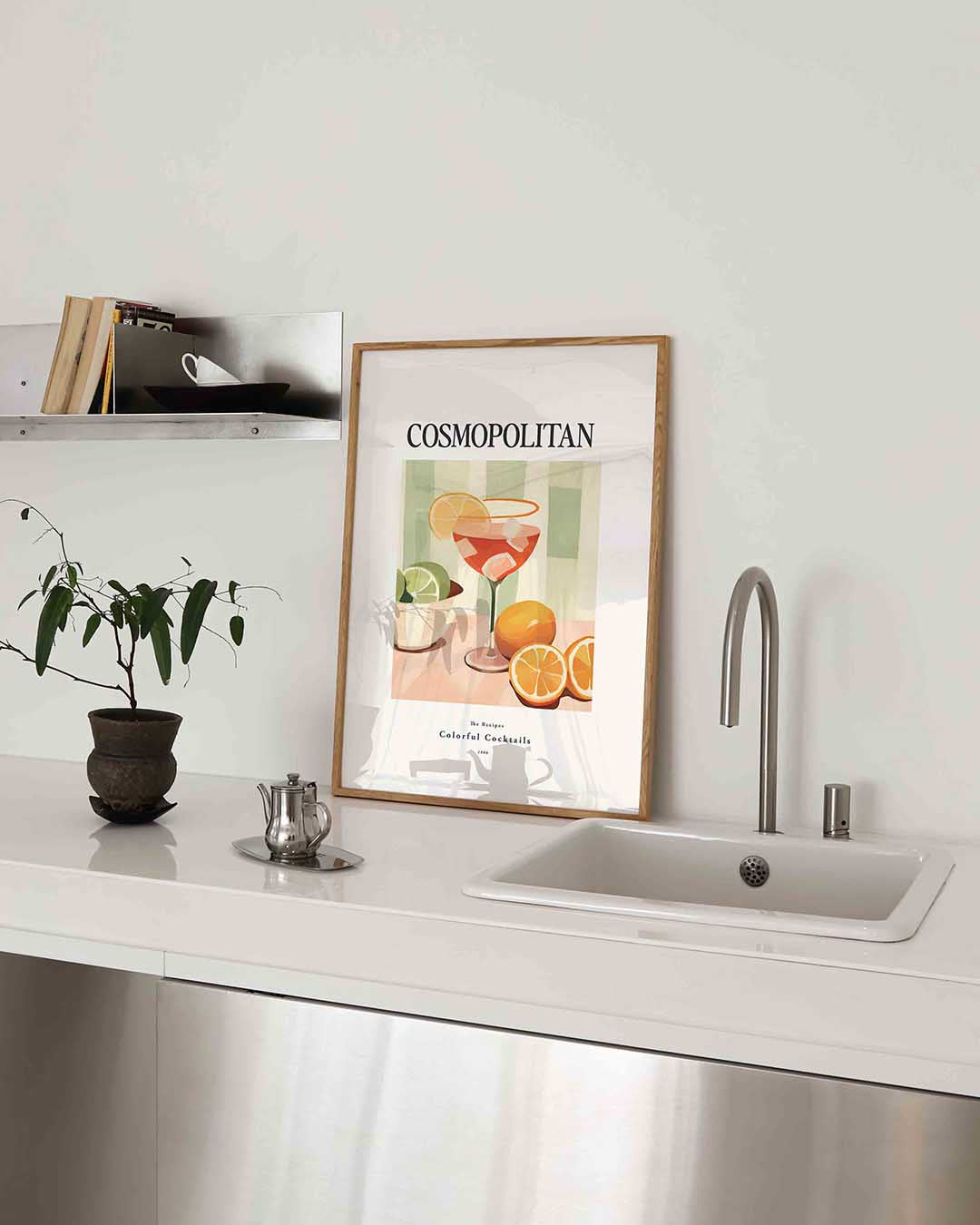 Cosmopolitan cocktail – keukenposter in staand formaat