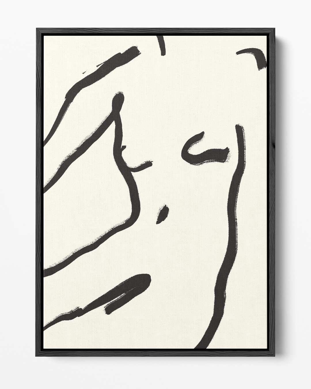 Simpele Elegantie – portret kunstwerk als wanddecoratie