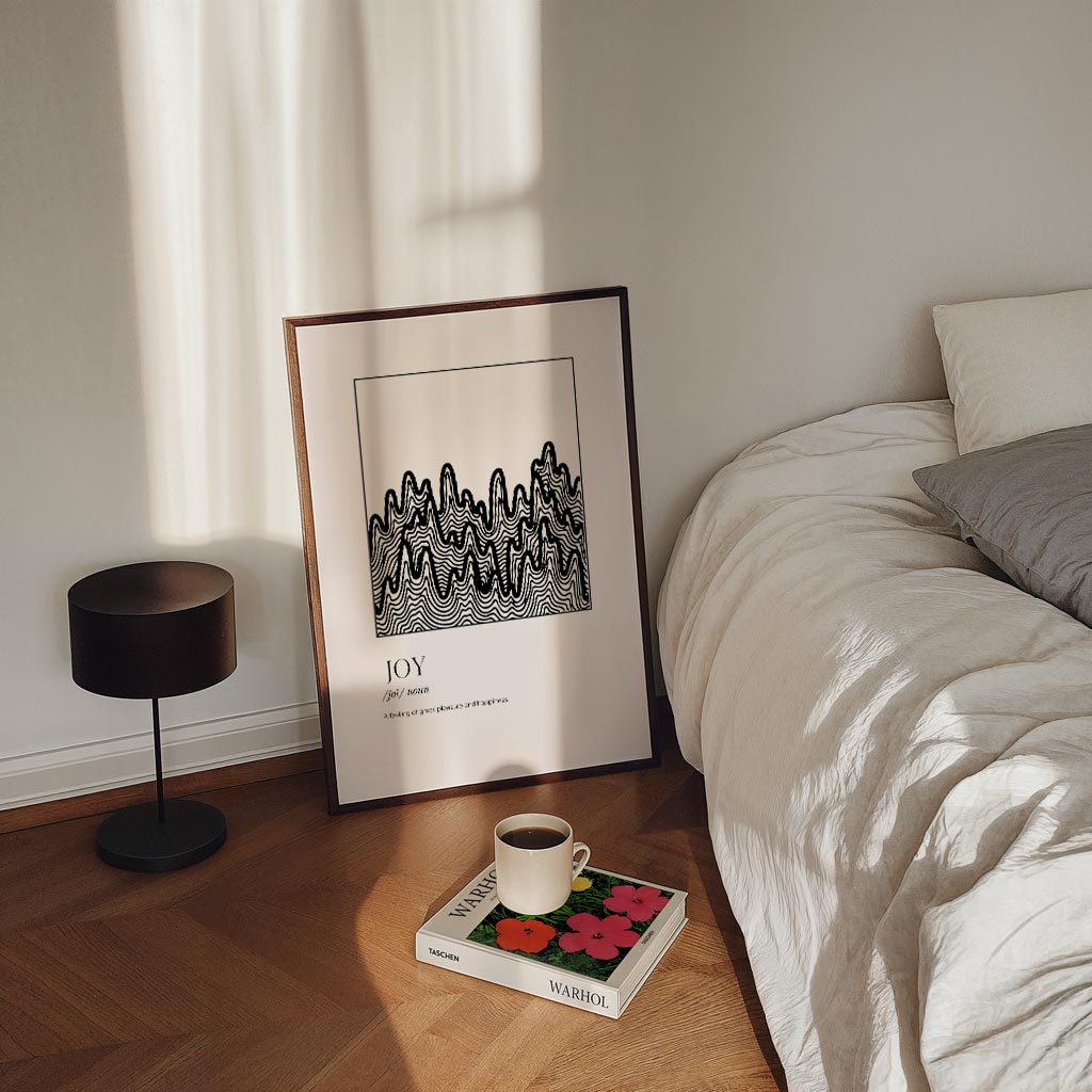Joyful Lines – staande Popart wanddecoratie van WallArtistic