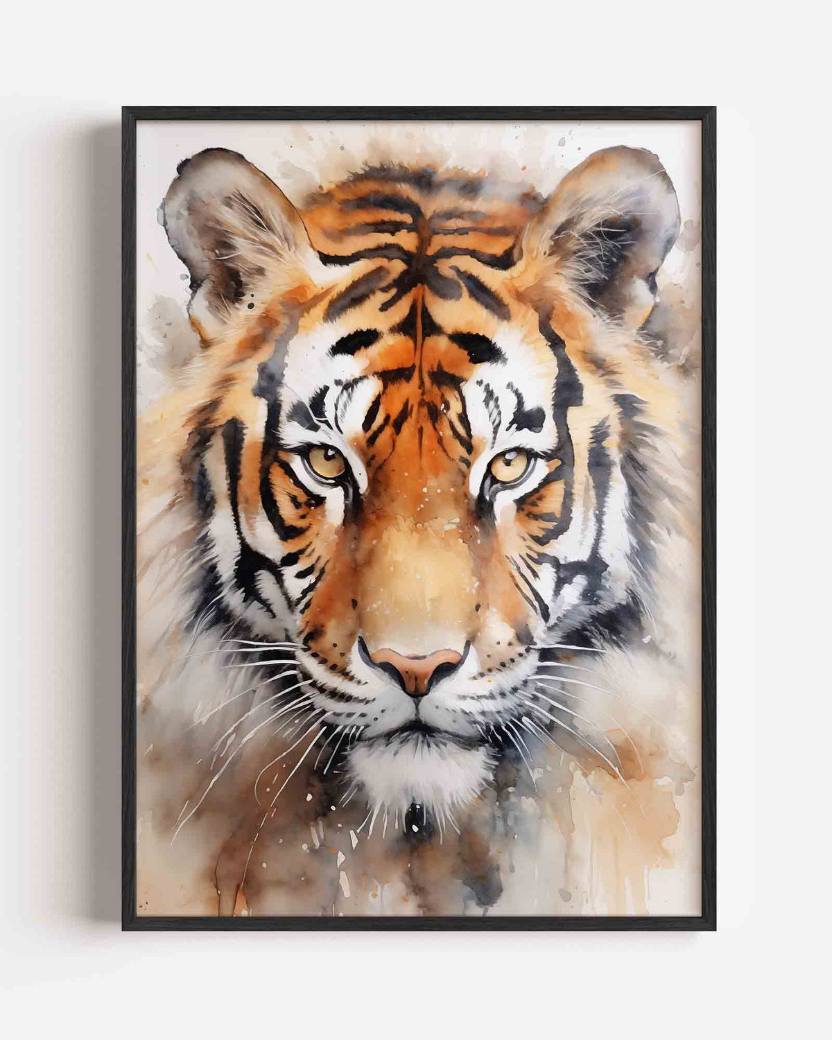 Tijger portret – jungle portret poster als wanddecoratie