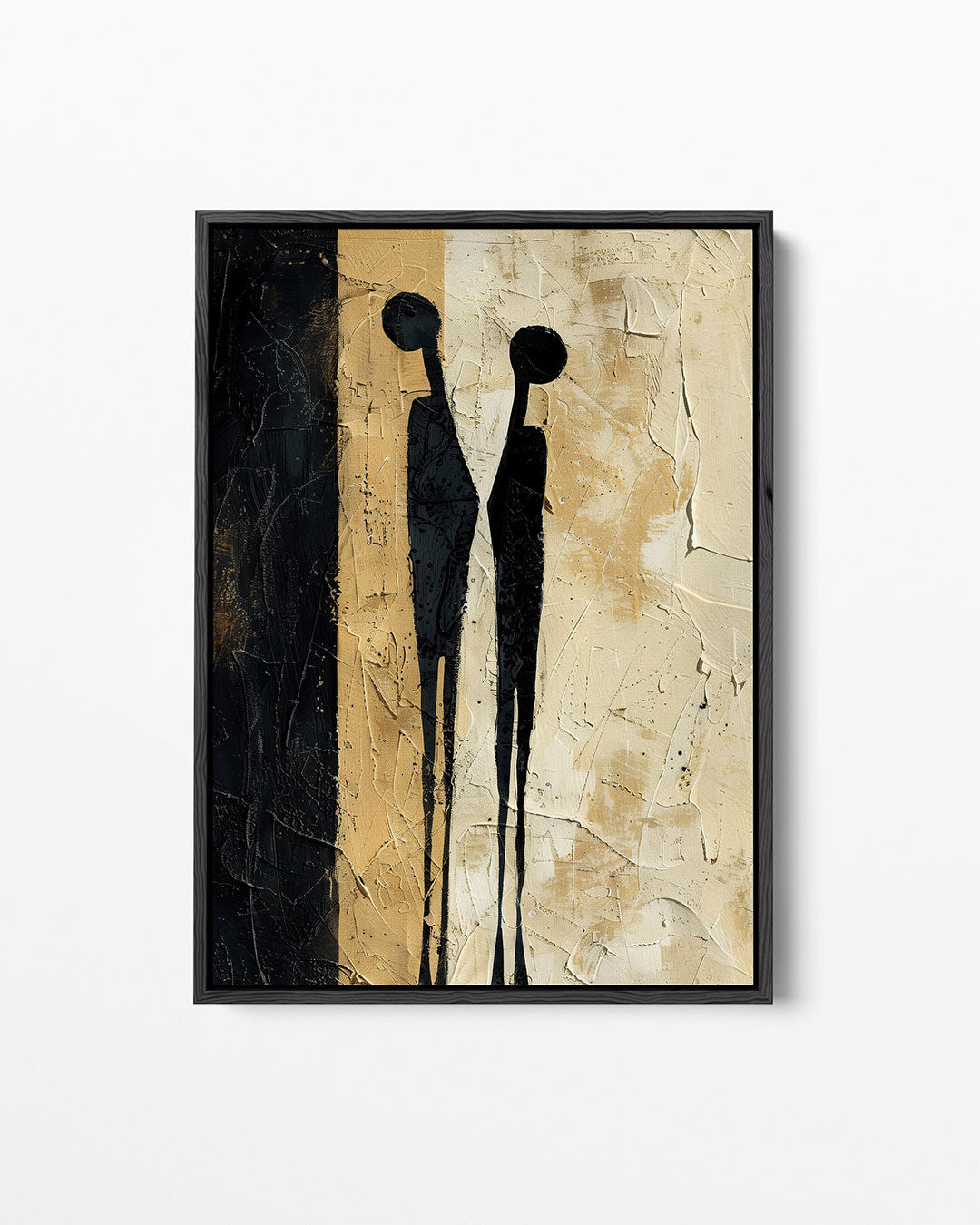 Figuratieve textuur – staand wanddecoratie kunstwerk