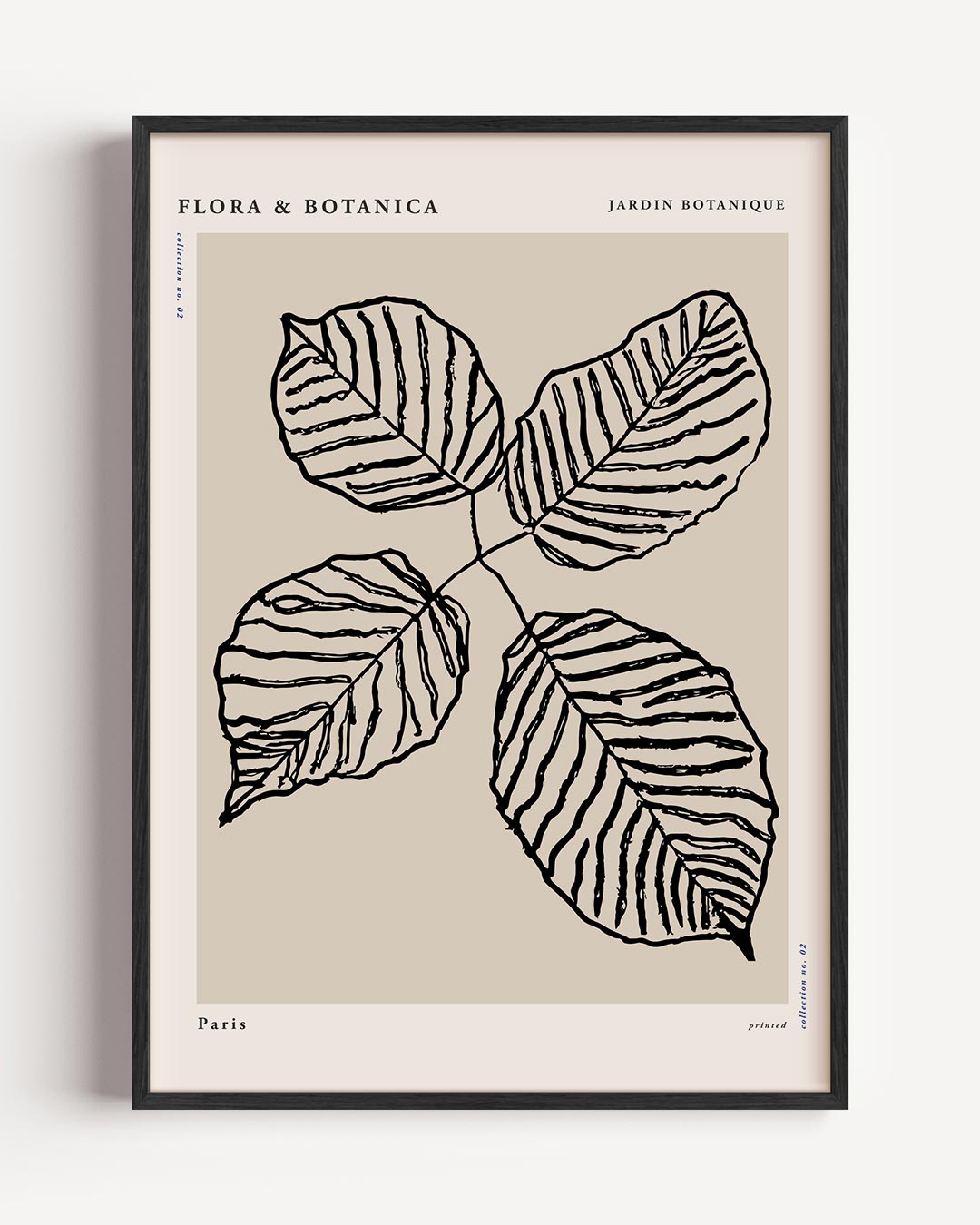 Botanische Bladeren Kunstposter – keuken portret poster als wanddecoratie