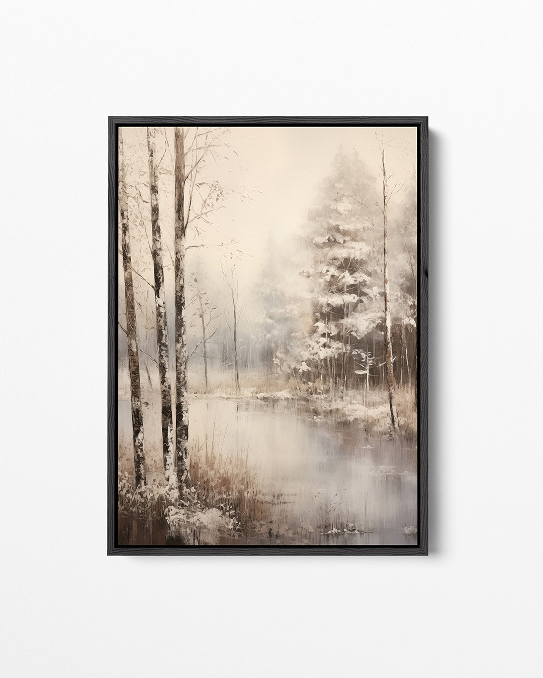 Rustig boslandschap – staand wanddecoratie kunstwerk