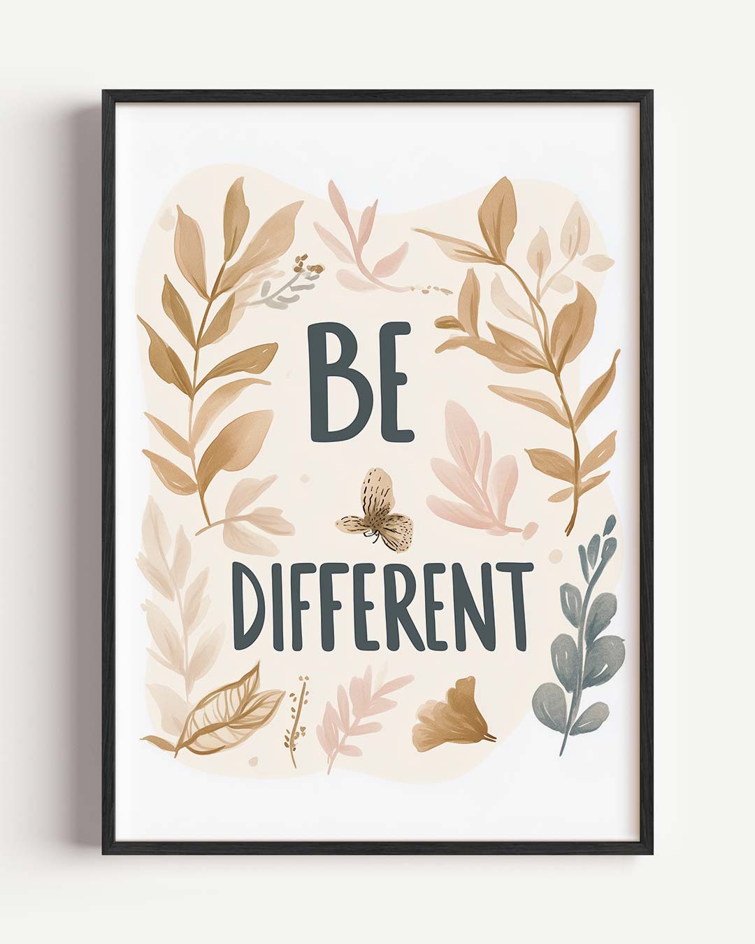 Be Different – kids portret poster als wanddecoratie