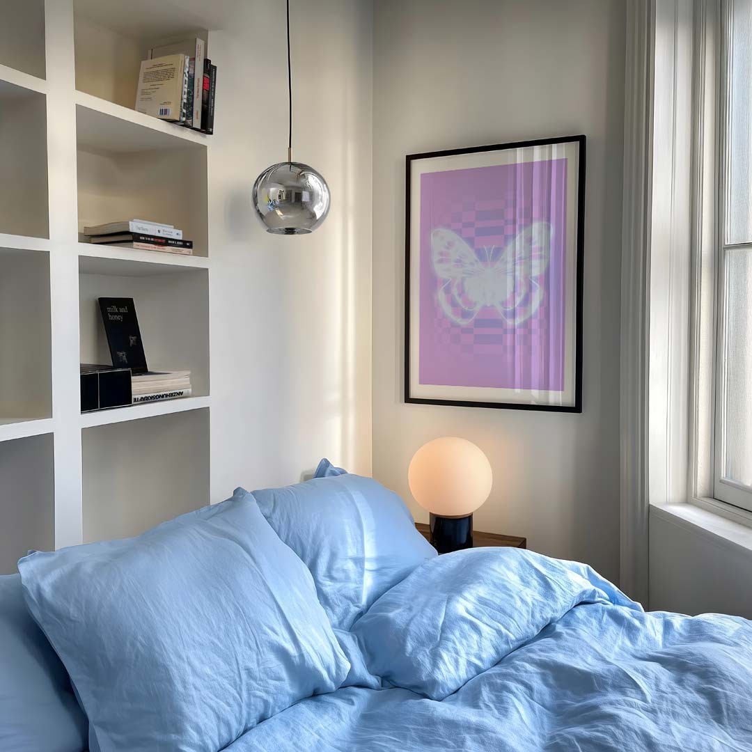 Dromerige Vlinder – staande moderne wanddecoratie van WallArtistic