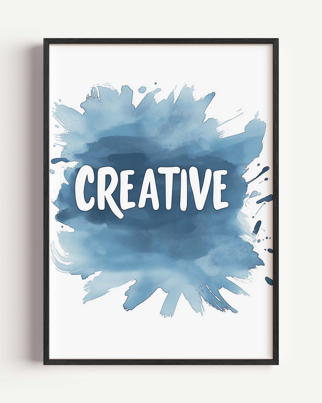 Inspirerende Creativiteit – kids portret poster als wanddecoratie