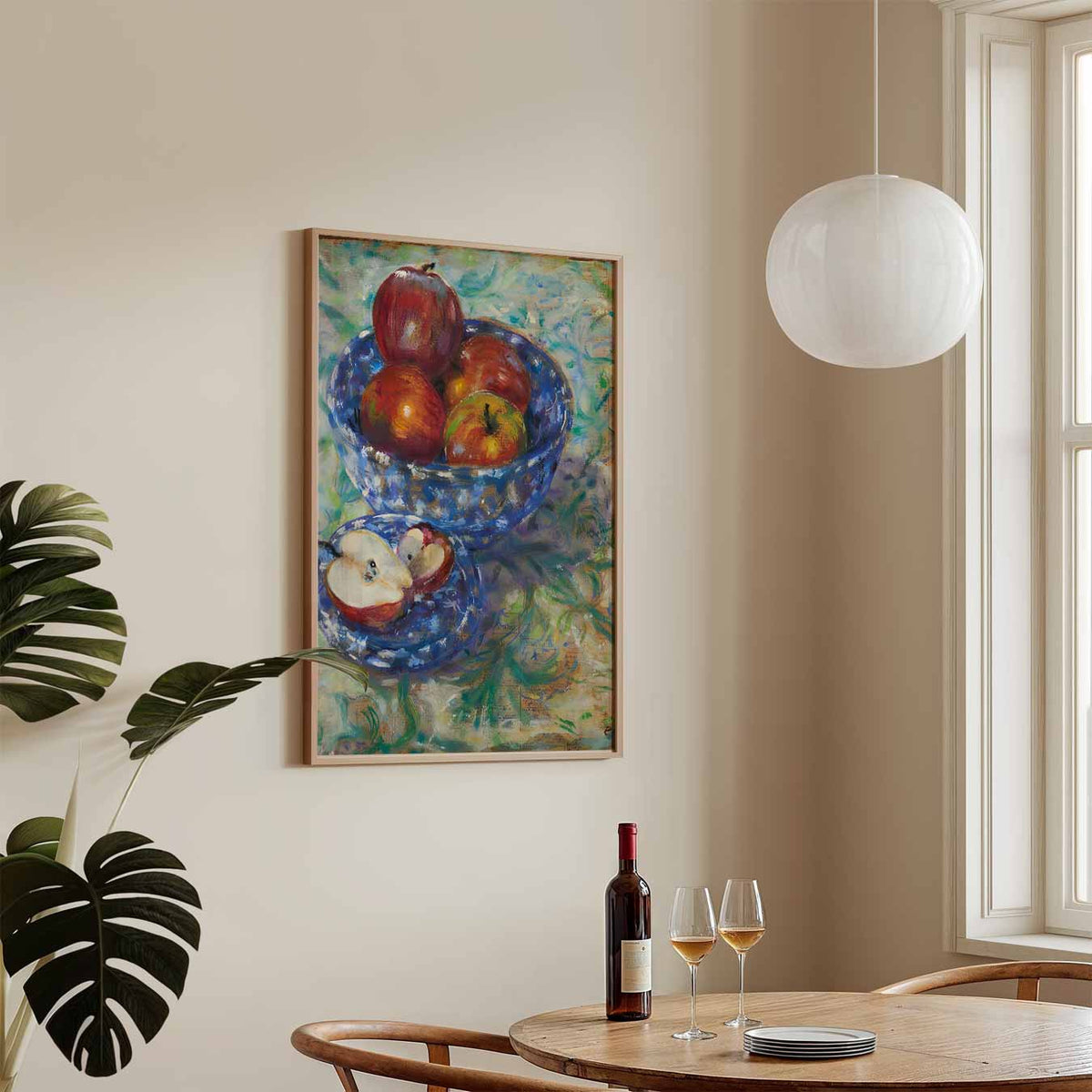Fruitige Kleurenpracht – staande Popart wanddecoratie van WallArtistic