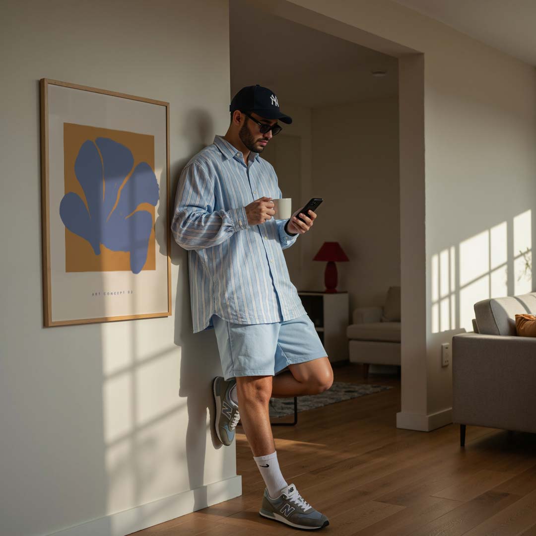Abstracte Bloem Expressie – bloemen wandkunst als portret poster