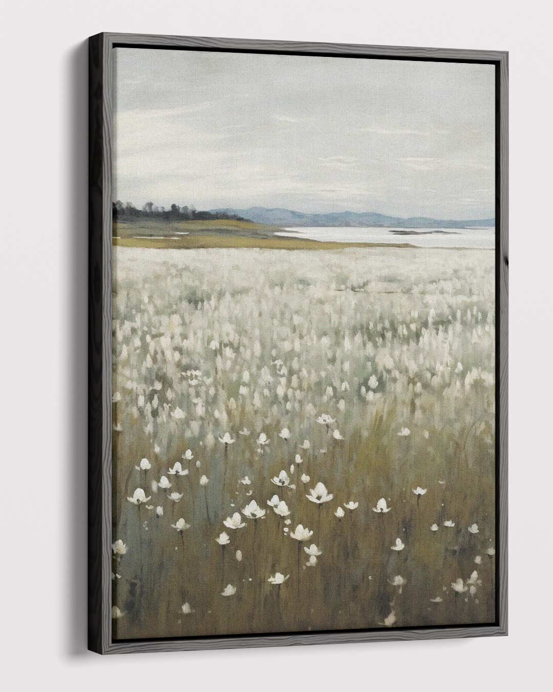 Bloemenzee bij de Zee – dibond kunstwerk als wanddecoratie