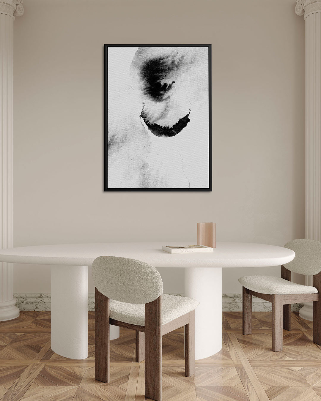 Dynamische vormen – staand wanddecoratie kunstwerk