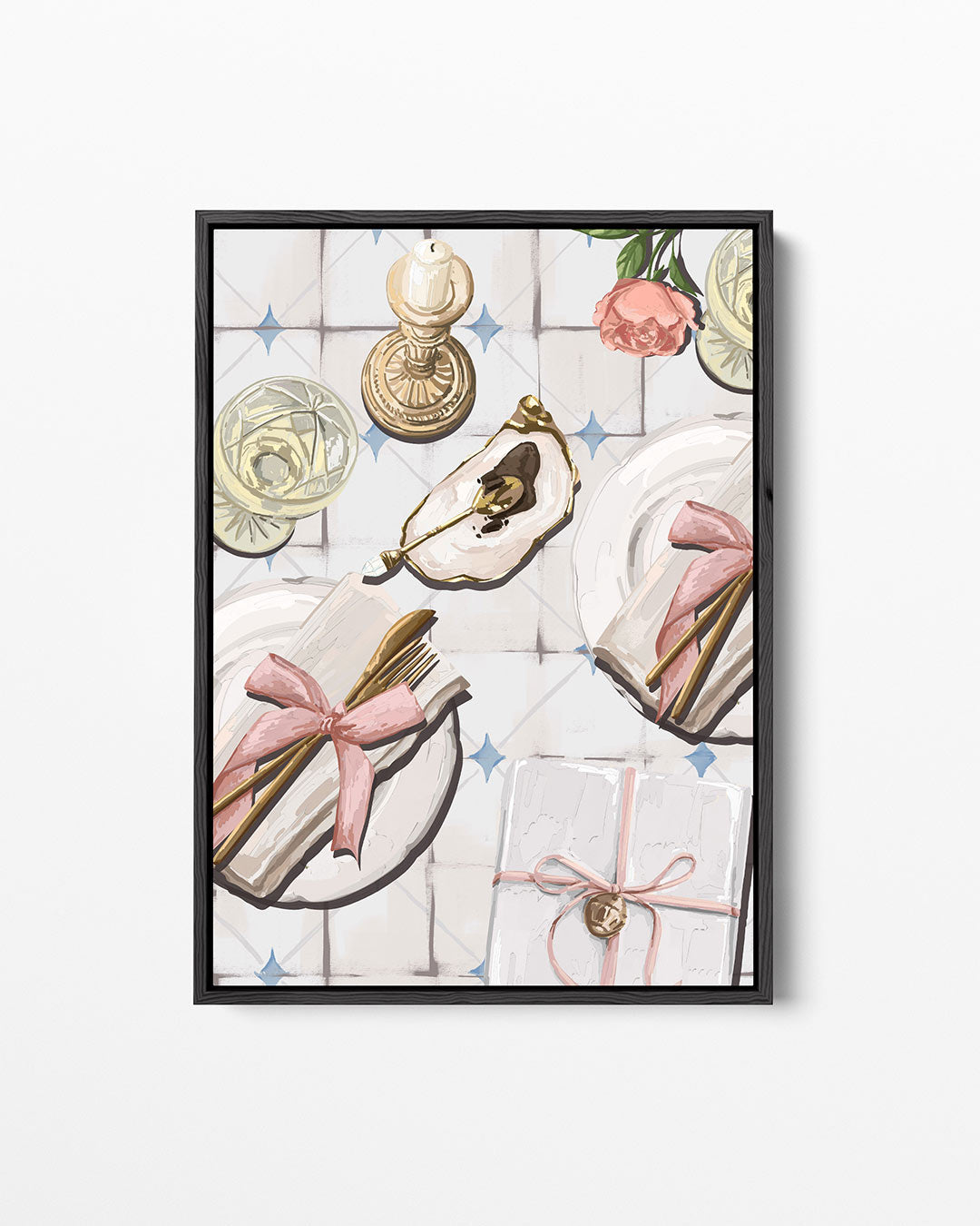 Elegante tafeldecoratie – staand wanddecoratie kunstwerk