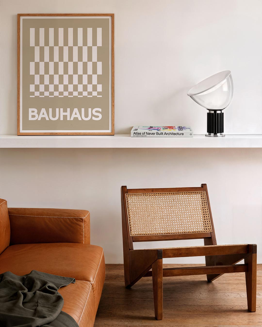 Vorm en ritme – staande Bauhaus poster voor aan de muur