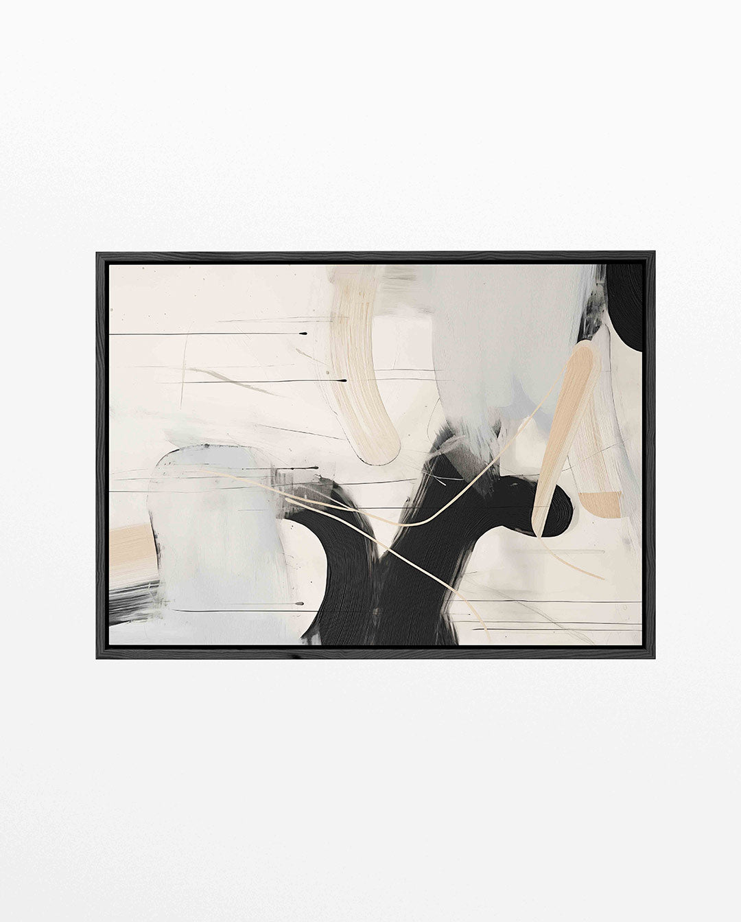 Dynamische lijnen en vormen – Lijnen – liggend wanddecoratie kunstwerk