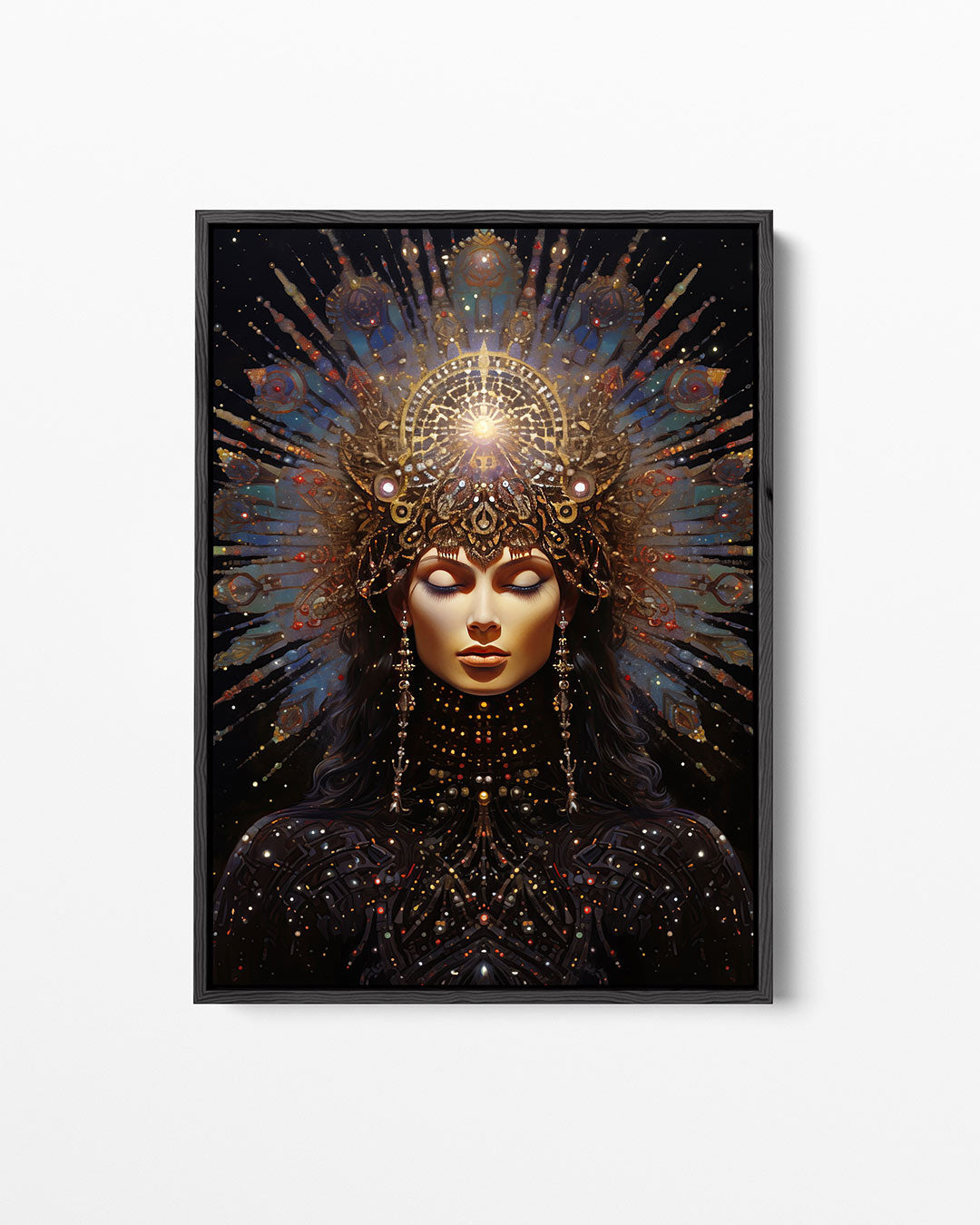 Kosmische vrouw – staand wanddecoratie kunstwerk