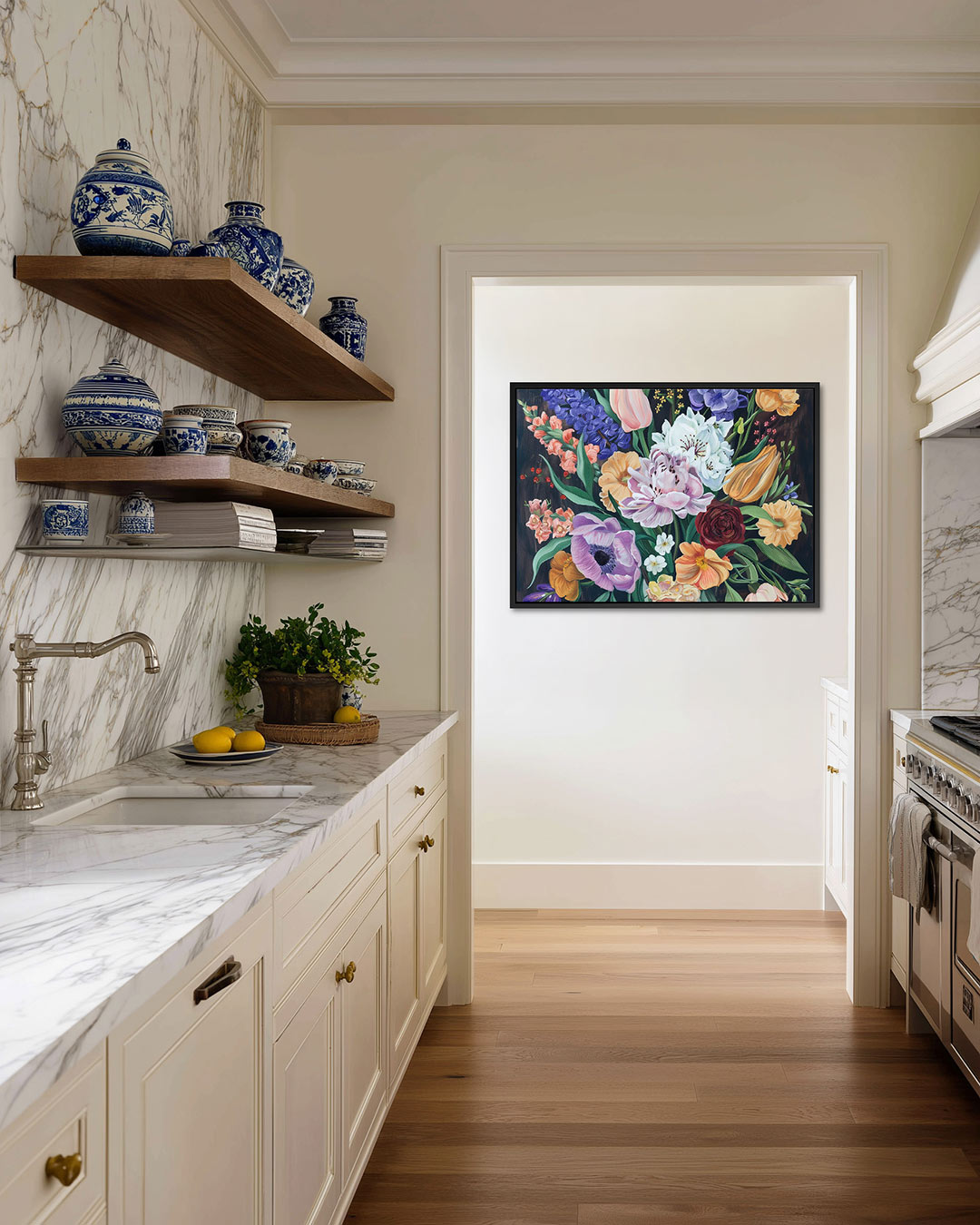 Bloemenpracht – Bloemen kunstwerk – alternatieve weergave van het kunstwerk