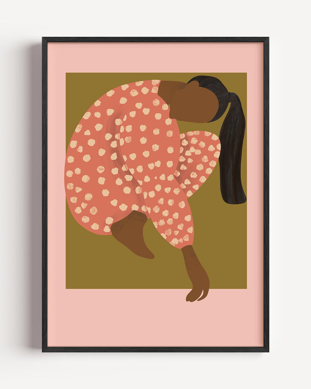 Stijlvolle Vrouwelijke Abstractie – moderne portret poster als wanddecoratie