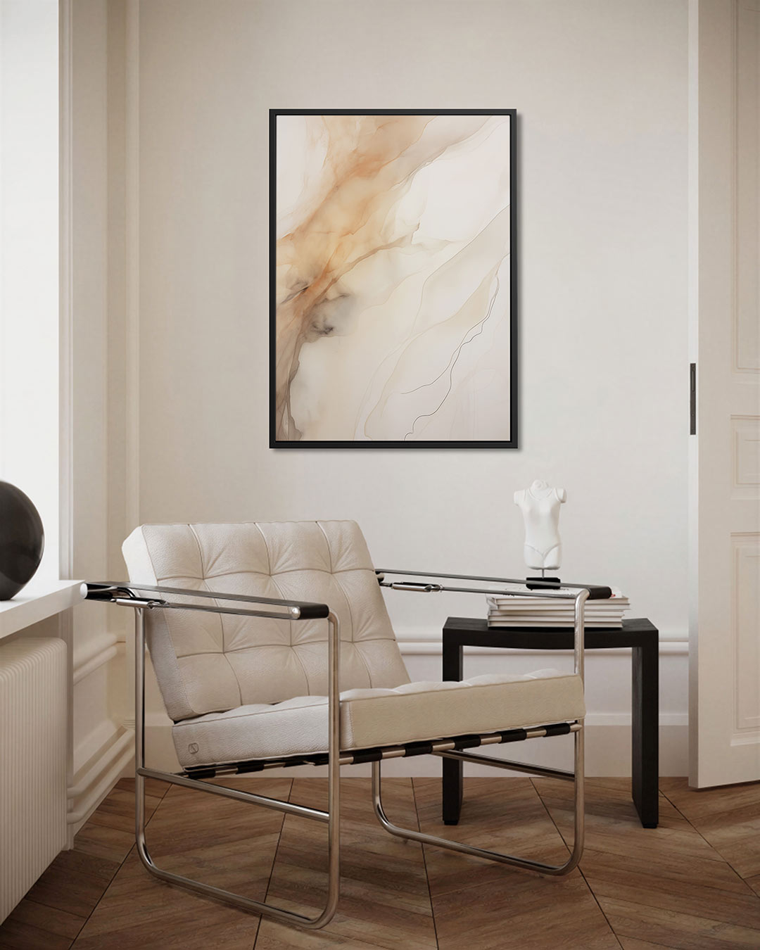 Organische vormen – staand wanddecoratie kunstwerk