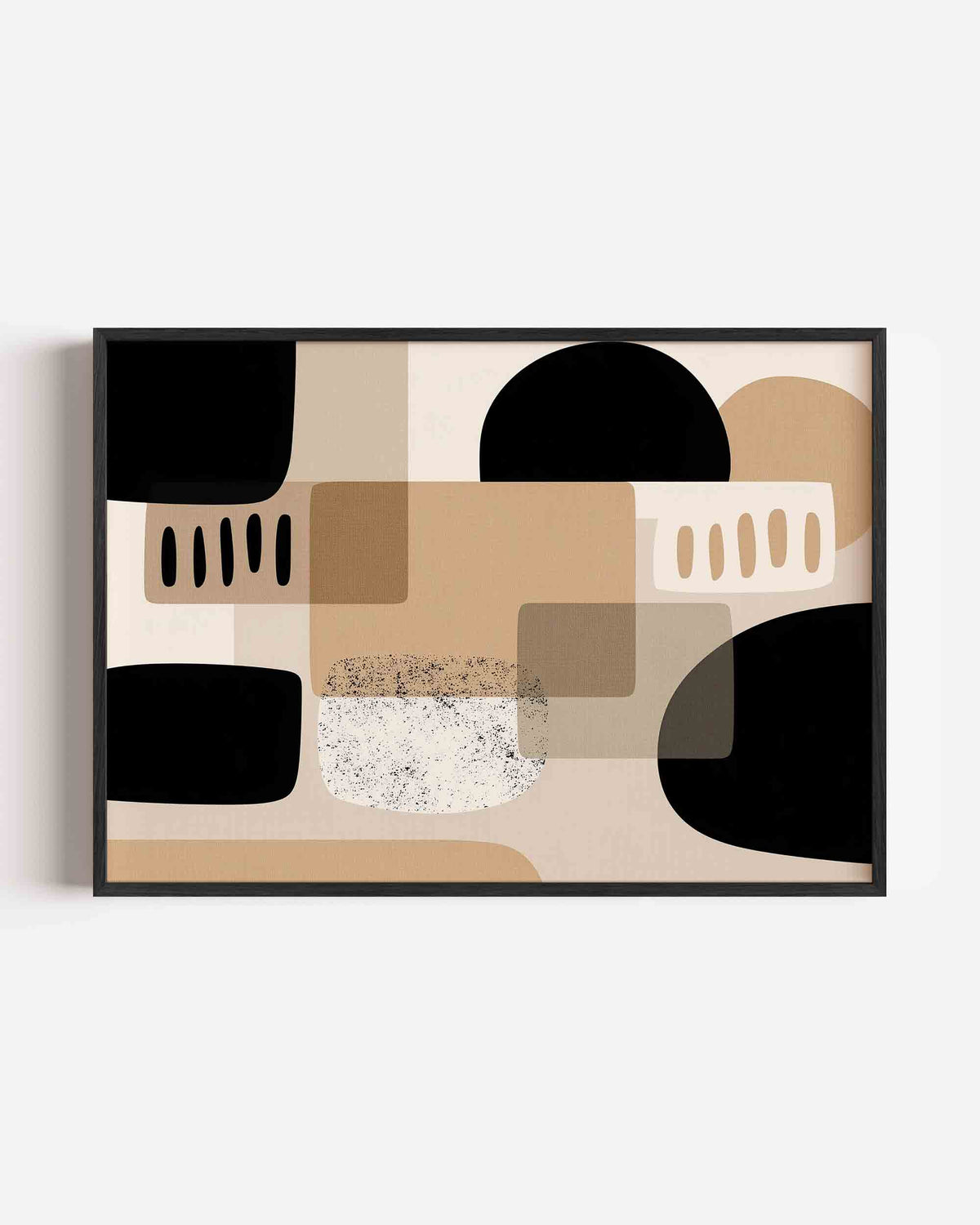 Abstracte vormen – abstracte landscape poster als wanddecoratie