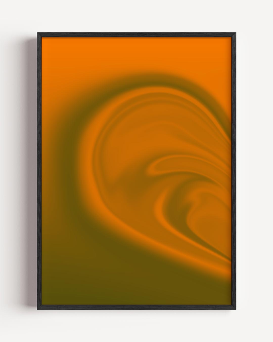 Zonnige Droomvibes – kleurrijke abstracte portret poster als wanddecoratie