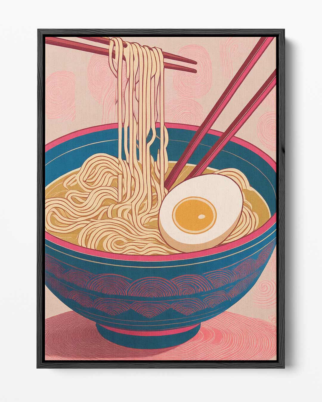Kleurrijke Ramen Illustratie – portret kunstwerk als wanddecoratie