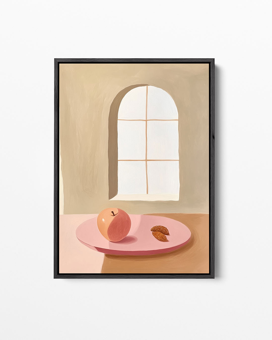 Rustige interieur scène – staand wanddecoratie kunstwerk