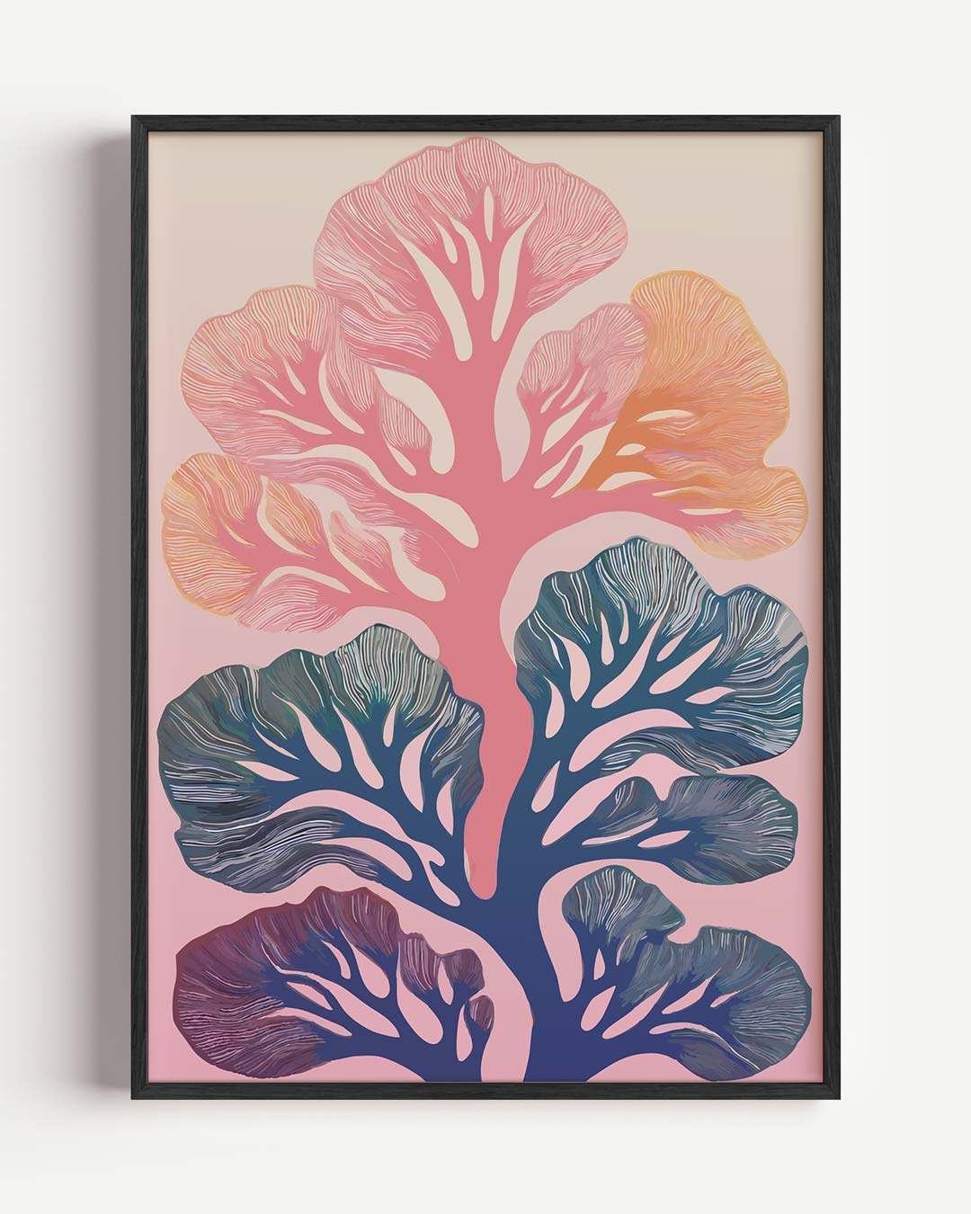 Botanische Kunstprint – zomer portret poster als wanddecoratie
