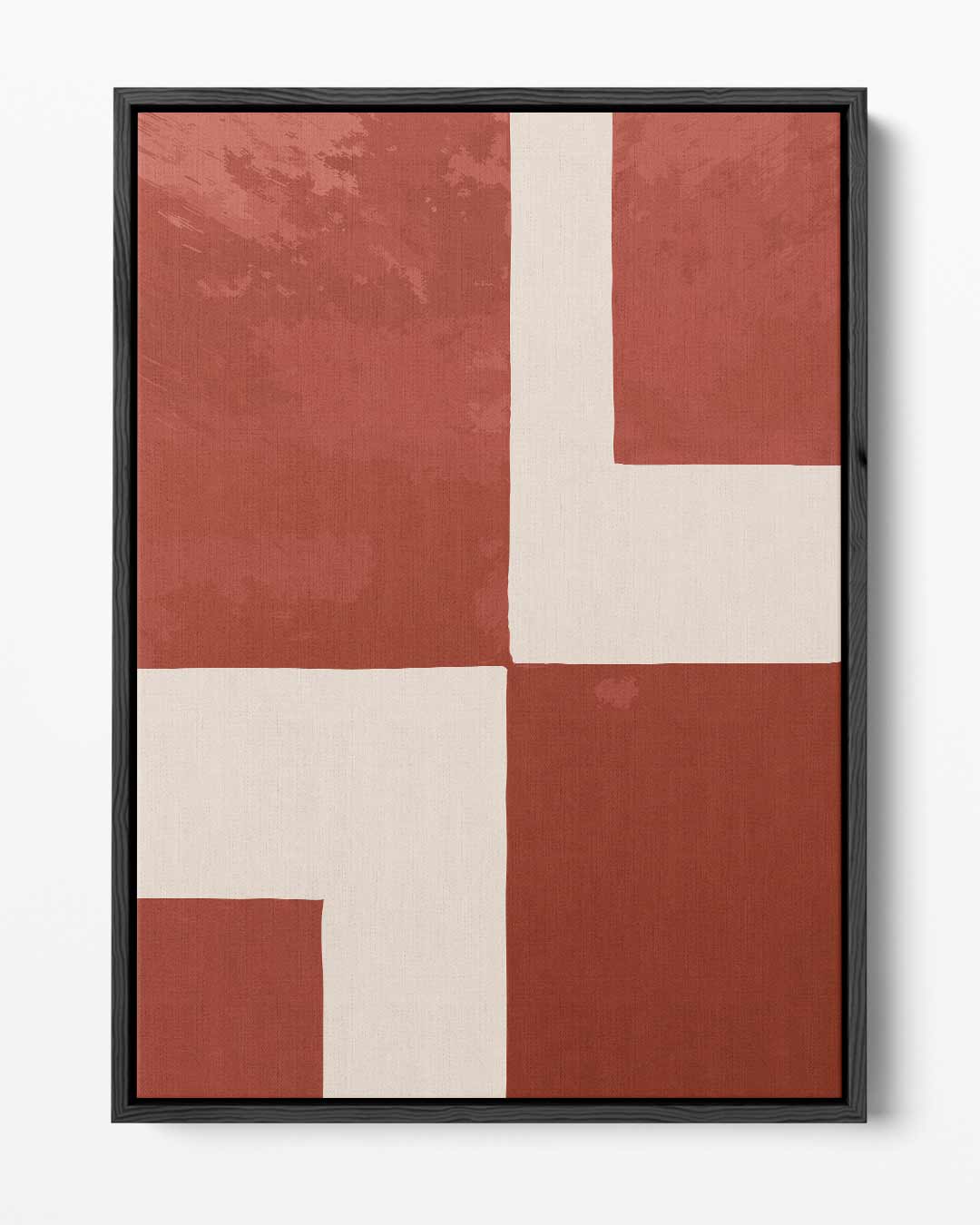 Modern Abstract Geometrisch Kunstwerk – portret kunstwerk als wanddecoratie