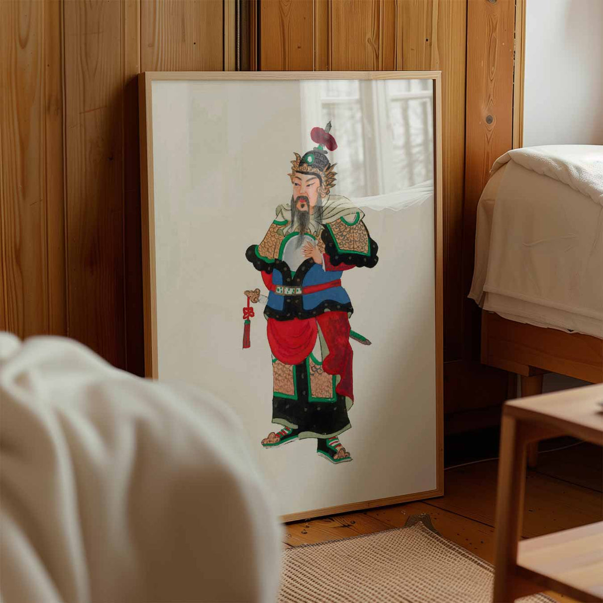 Oosterse Krijger – staande muurposter voor de kinderkamer