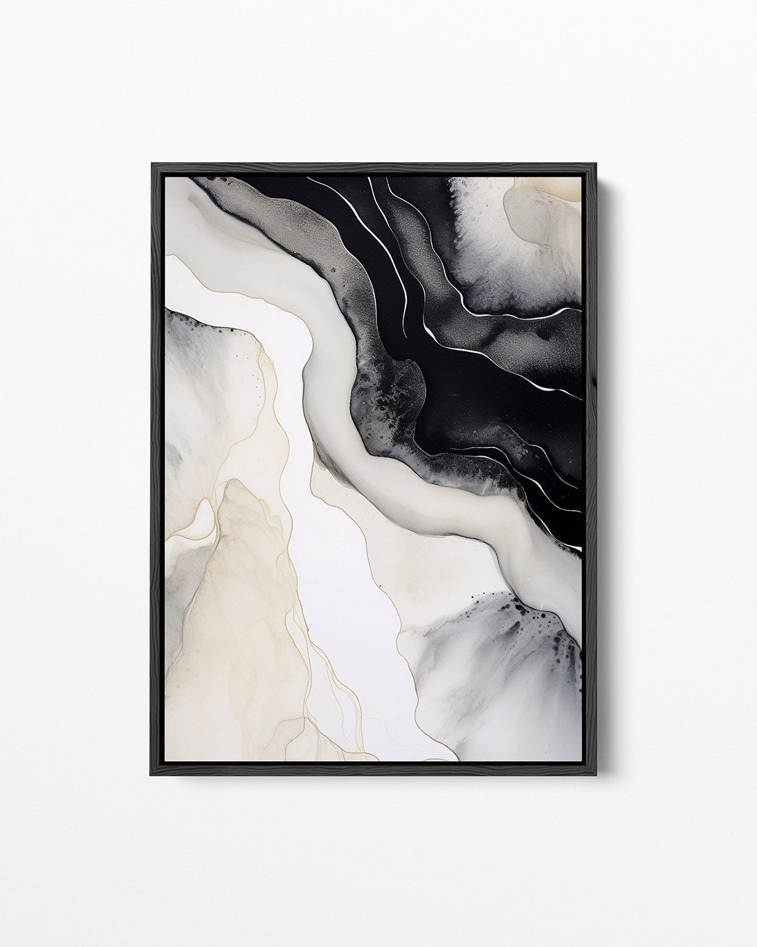 Organische lijnen – staand wanddecoratie kunstwerk