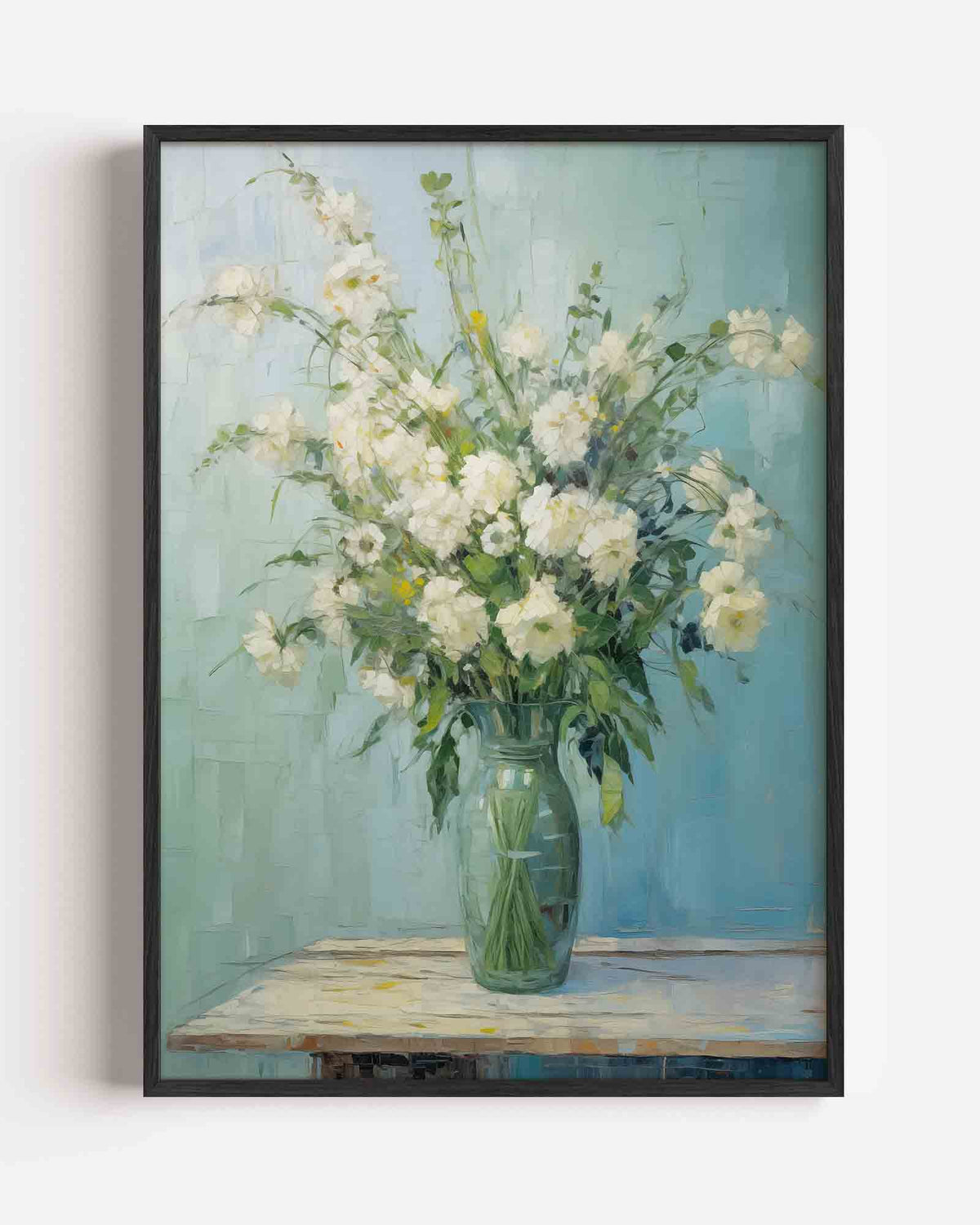 Bloemen in vaas – bloemen portret poster als wanddecoratie