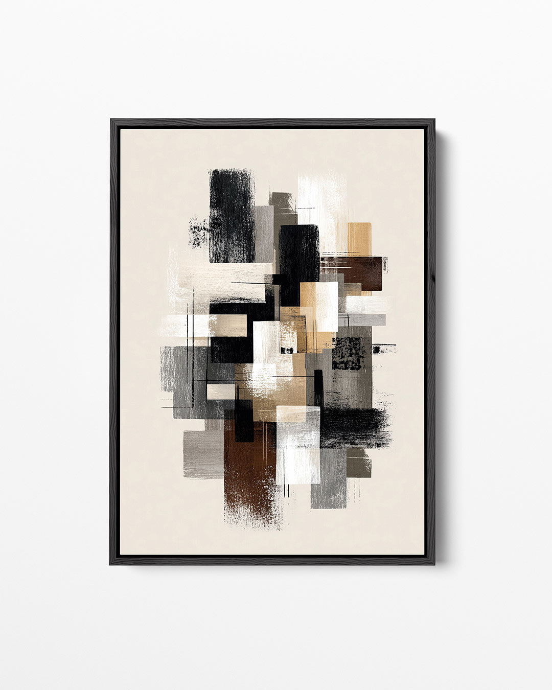 Geometrische compositie – staand wanddecoratie kunstwerk