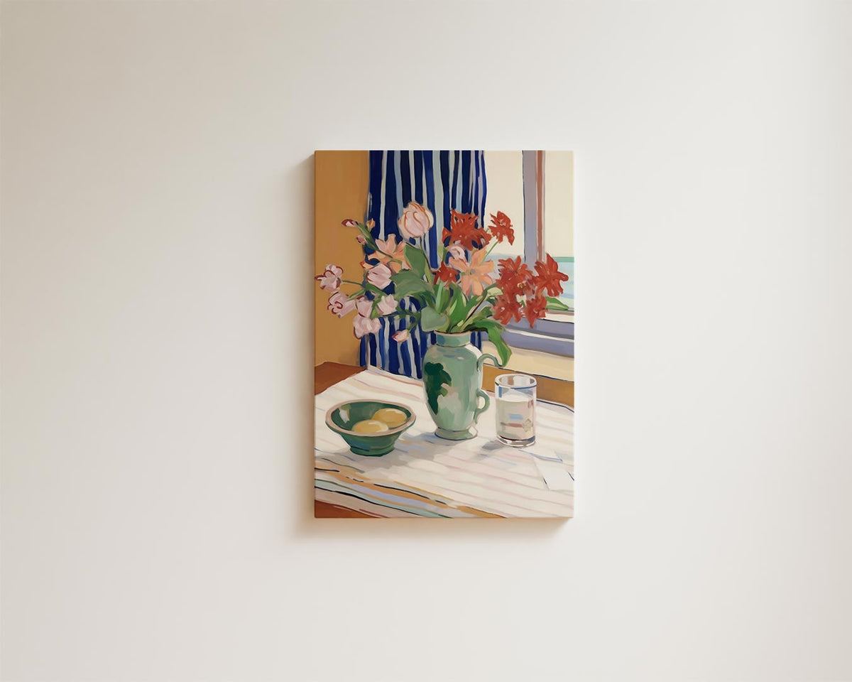 Tijdloze Bloemsymfonie – portret kunstwerk als wanddecoratie, afbeelding 15
